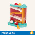 Battat Pound-a-Ball Toy, Pound & Roll Ball Maze, Light Blue, Toddler 🍁 All In One Marketplace Canada