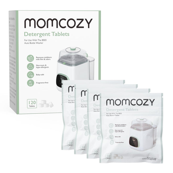Momcozy Official Washing Block, 120 Tablets for KleanPal Pro Baby Bottle Washer – Effective Cleaning & Odor Removal 🍁 All In One Marketplace Canada