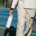 Owala FreeSip Insulated Stainless Steel Water Bottle with Straw for Sports and Travel, BPA-Free, 40-oz, Shy Marshmallow 🍁 All In One Marketplace Canada
