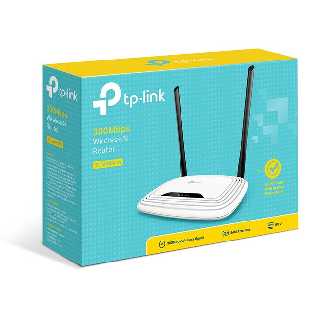 TP-Link N300 WiFi Router (TL-WR841N) - 2 x 5dBi High Power Antennas, Supports Access Point, WISP, Up to 300Mbps 🍁 All In One Marketplace Canada