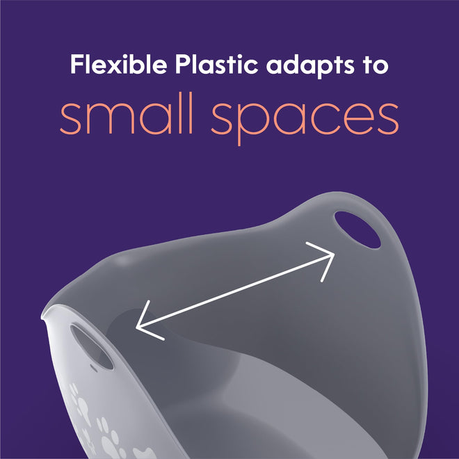 Litter Genie Cat Litter Box in Flexible Plastic with Handles, High Walls 🍁 All In One Marketplace Canada