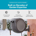 GARDENA 20502-80, Retractable Garden Hose Reel 75' x 1/2" Hose, Wall Mounted, Automatic Retraction & Length Lock for Easy Watering. Heavy Duty Swivel Bracket 180°, Includes Nozzle. Made in Europe 🍁 All In One Marketplace Canada