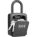 Key Lock Box, [No Installation Require] Diyife Portable Outdoor Lock Box for Keys with Removable Shackle, 5 Keys Capacity, Weatherproof 4-Digit Combination Key Safe for Home AirBnb Office 🍁 All In One Marketplace Canada