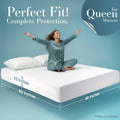 Utopia Bedding Zippered Mattress Encasement Queen - 100% Waterproof and Bed Bug Proof Mattress Protector - Absorbent, Six-Sided Mattress Cover 🍁 All In One Marketplace Canada