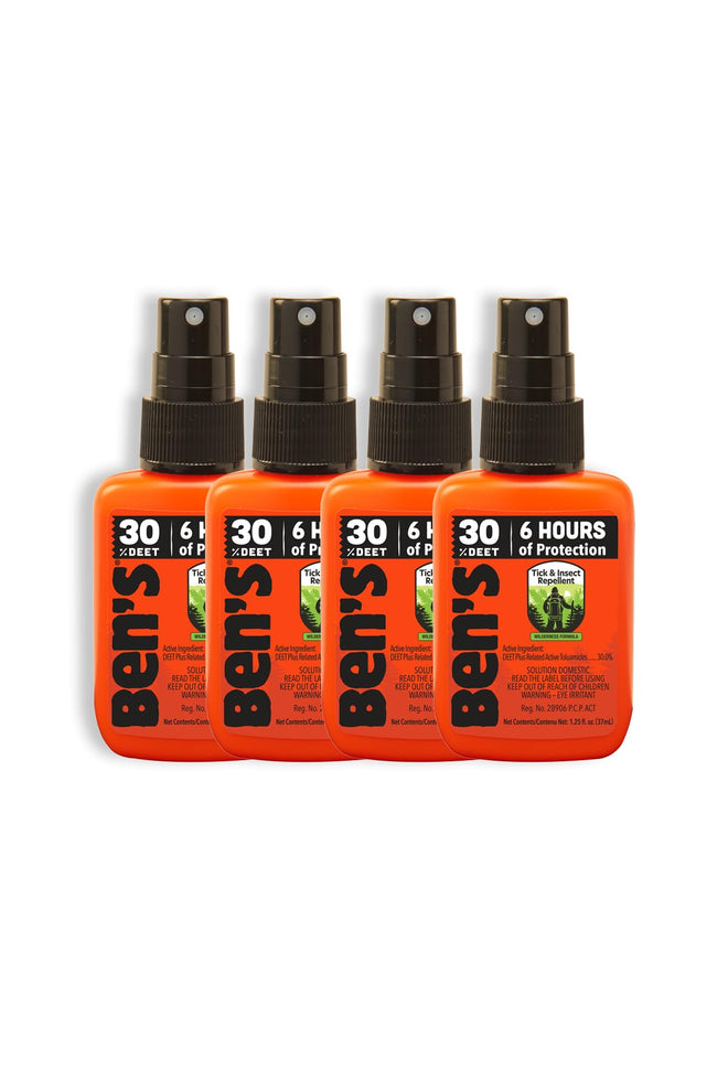 Ben's 30% DEET Mosquito, Tick and Insect Repellent, 37ml Pump, Pack of 4 🍁 All In One Marketplace Canada