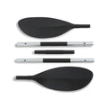 INTEX 69629E 86" Kayak Paddle: Ribbed Spoon Shaped Blades – Durable Lightweight Aluminum Shaft – Comfortable Grips – 3-Position Feather Adjustability – TUV RL Approved 🍁 All In One Marketplace Canada