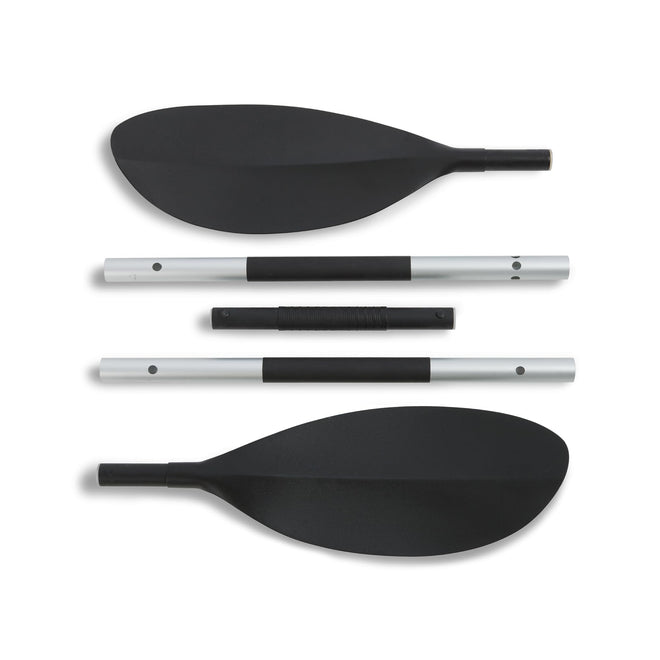 INTEX 69629E 86" Kayak Paddle: Ribbed Spoon Shaped Blades – Durable Lightweight Aluminum Shaft – Comfortable Grips – 3-Position Feather Adjustability – TUV RL Approved 🍁 All In One Marketplace Canada