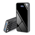 Portable Charger with Built in Cables, 50000mAh Power Bank Fast Charging 6 Outputs 2 Inputs with LED Display External Battery Pack Compatible with Cellphones Tablets AirPods etc 🍁 All In One Marketplace Canada