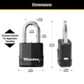 Master Lock Magnum Heavy Duty Outdoor Padlock with Key, 2 Pack Keyed-Alike M115XTLF 🍁 All In One Marketplace Canada