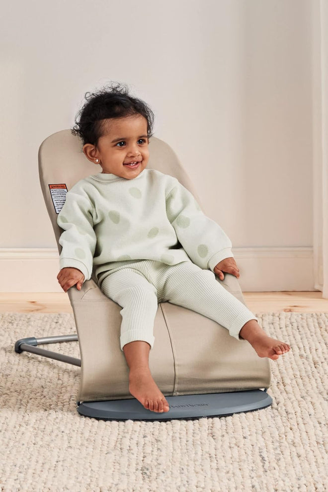 BabyBjorn Bouncer Balance Soft, Woven, Khaki/Beige 🍁 All In One Marketplace Canada