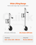 VEVOR Trailer Jack with Wheel, 1000 lbs Load Capacity, Heavy Duty Swivel Boat Trailer Jack with PP Single Wheel & Ergonomic Handle, 10-inch Lift, Fit for RVs, Boats, Horse Trailers, Utility Trailers 🍁 All In One Marketplace Canada