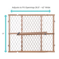 Toddleroo by North States North State Diamond Mesh Gate, Brown 🍁 All In One Marketplace Canada