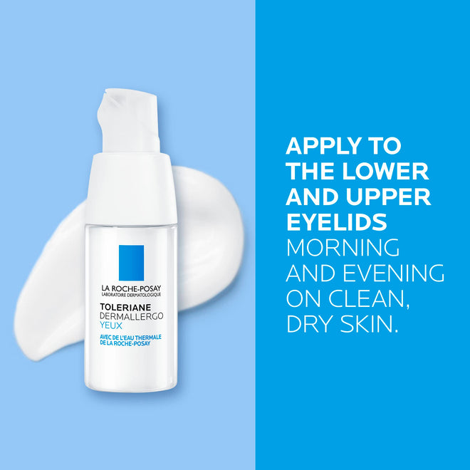 La Roche-Posay Eye Cream for Sensitive Skin, Toleriane Dermallergo Eye Cream, Intense Soothing Care with Shea Butter and Glycerin, Allergy Tested & Fragrance Free, 20ml 🍁 All In One Marketplace Canada