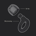Loop Quiet 2 Ear Plugs – Ultra-Comfy Reusable Noise-Reducing Earplugs For Sleep, Deep Focus, Travel, Noise Sensitivity | Flexible Hearing Protection | Customizable Fit | 24dB (SNR) Noise Reduction 🍁 All In One Marketplace Canada