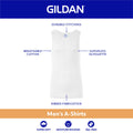Gildan Men's A-Shirts Tanks Multipack, Black (6 Pack), XX-Large 🍁 All In One Marketplace Canada