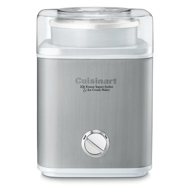 Cuisinart Pure Indulgence Frozen Yogurt-Ice Cream & Sorbet Maker, 2-Qt Capacity, Silver (ICE-30WNC) 🍁 All In One Marketplace Canada