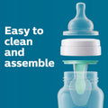 Philips Avent Anti-Colic Bottle with AirFree Vent, 4oz, with Flow 1 Nipples, 0m+, 4pk, Clear, SCY701/04 🍁 All In One Marketplace Canada