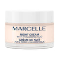 Marcelle Night Cream with Hyaluronic Acid, Vegan, Cruelty-Free, Clean Formula, Non-Comedogenic, Fragrance-Free, Paraben-Free, Mineral Oil-Free, Hypoallergenic, 50 mL 🍁 All In One Marketplace Canada