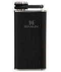 Stanley Classic Easy Fill Wide Mouth Flask 8 oz | Leakproof Hip Flask | Hinge Connected Never Lose Cap | Insulated Stainless Steel Liquor Container | BPA-Free | Hammertone Black 🍁 All In One Marketplace Canada