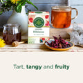 Traditional Medicinals - Organic Hibiscus Herbal Tea (Pack of 6) - Fair Trade Ingredients - Tart, Tangy and Fruity - 96 Tea Bags Total 🍁 All In One Marketplace Canada