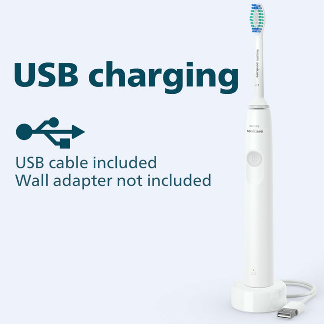 Philips Sonicare 1300 Rechargeable Electric Toothbrush, 2 Brush Head, White 🍁 All In One Marketplace Canada