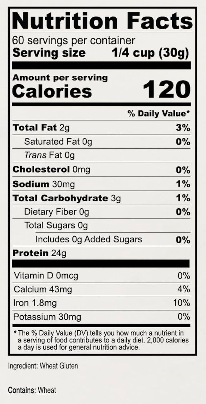 Anthony's Vital Wheat Gluten Powder, Non GMO, Vegan, High Protein, 1.81 Kilogram (Pack of 1) 🍁 All In One Marketplace Canada