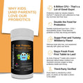 Intelligent Labs Kids/Children Probiotics 6 Billion CFU with Prebiotics, PHGG & FOS, Once-Daily Chewable, Great Taste, 10x Effectiveness, 60-Day Supply, Third-Party Verified 🍁 All In One Marketplace Canada