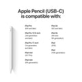 Apple Pencil (USB-C): Device Compatibility Check Required - Pixel-Perfect Precision, Tilt Sensitivity, Perfect for Note-Taking, Drawing, and Signing Documents. Charges and Pairs with USB-C 🍁 All In One Marketplace Canada