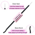 Lash Extension Kit 20D+40D Clusters With Bond and Seal - Waterproof DIY Eyelash Extension Set With Tweezers (Set 20D/40D-0.07D-9-16Mix) 🍁 All In One Marketplace Canada