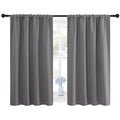 NICETOWN Blackout Kitchen Curtains 45 Inches Long, W42 x L45, Grey 🍁 All In One Marketplace Canada