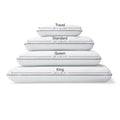 WEEKENDER Ventilated Gel Memory Foam Pillow - Washable Cover , White, Standard (Pack of 1) 🍁 All In One Marketplace Canada