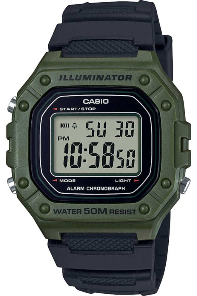 Casio Men's W-218H-3AVCF Classic Digital Display Quartz Black Watch 🍁 All In One Marketplace Canada