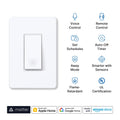 TP-Link Tapo Smart Light Switch, Matter Compatible, Single Pole, Neutral Wire Required, Voice Control w/Siri, Alexa & Google Home, UL Certified, Timer & Schedule, Guided Install, Tapo S505(2-Pack) 🍁 All In One Marketplace Canada