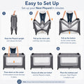 Dream On Me Nest Portable Play Yard With Carry Bag And Shoulder Strap, GREY 🍁 All In One Marketplace Canada