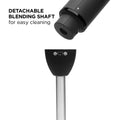 Chefman Immersion Blender, 300W Hand Blender with Stainless Steel Blades, Powerful Electric Ice Crushing 2-speed Control Handheld Food Mixer, Purées, Smoothies, Shakes, Sauces & Soups, Black 🍁 All In One Marketplace Canada