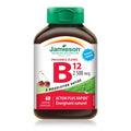 Jamieson Vitamin B12 2,500 mcg Fast Dissolve, 60 Sublingual Tablets, Natural Cherry Flavour. Methylcobalamin, Supports Energy Production and Metabolism. Vegetarian, Proudly Canadian 🍁 All In One Marketplace Canada