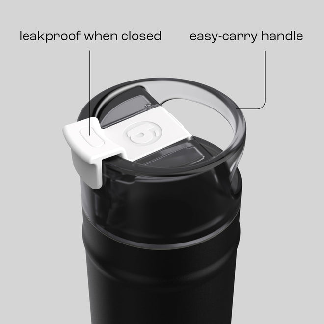 Bubba 24 oz Dualsip Water Bottle with Straw & 2-Way Lid | Leakproof Metal Tumbler | Insulated Stainless Steel | Reusable | Lightweight | Dishwasher Safe | Lead & BPA-Free | Office Siren 🍁 All In One Marketplace Canada