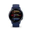 Garmin vívoactive 5, Health and Fitness GPS Smartwatch, AMOLED Display, Up to 11 Days of Battery, Navy 🍁 All In One Marketplace Canada