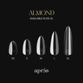 APRÉS Gel-X® Almond Box of Nail Tips | 280 Soft Gel Nail Tips, 14 Sizes 00-9 | Half-sizes Included (Natural Almond Medium, 280 Count) 🍁 All In One Marketplace Canada