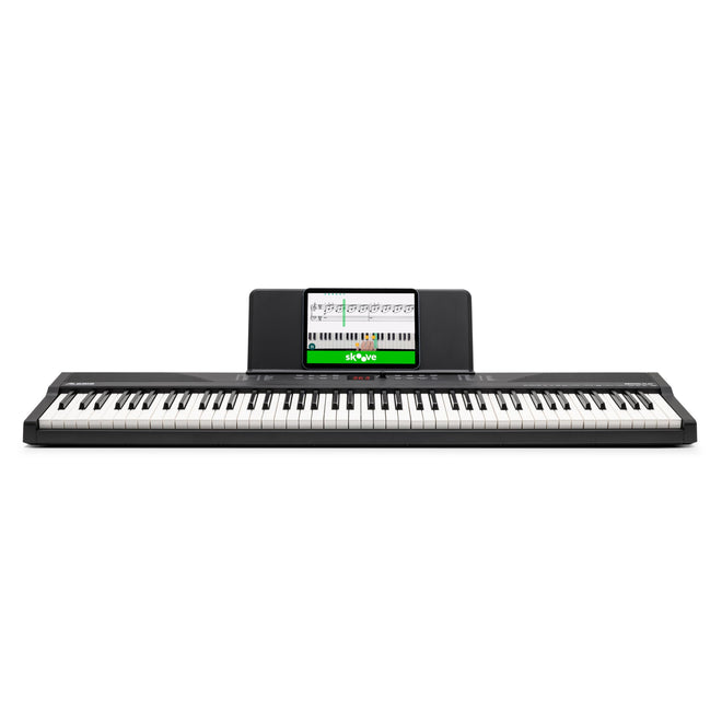 Alesis 88 Key Keyboard Piano with 480 Sounds, Speakers, USB MIDI, Carry-Bag, Stand, Headphones, Pedal and Piano Lessons for Beginners 🍁 All In One Marketplace Canada