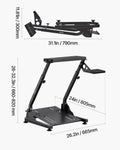 VEVOR Racing Wheel Stand, Adjustable & Foldable Simulator Stand for Logitech G29 G27 G920 G923, Thrustmaster T300RS T300GT T248 TS-PC TSXW Gaming Cockpit,Pedals Simulator NOT Included 🍁 All In One Marketplace Canada