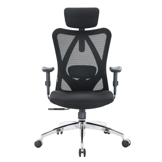 SIHOO Ergonomic Office Chair Computer Chair Desk Chair, Adjustable Headrests Chair Backrest and Armrest's Mesh Chair (Black) 🍁 All In One Marketplace Canada
