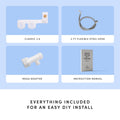 TUSHY Classic 3.0 Non-Electric Bidet Toilet Attachment, Experience a Superior Fresh Water Clean (Slim Fit, Easily Installs Under Toilet Seat, Adjustable Spray, Self Cleaning Nozzle), Bamboo Knob 🍁 All In One Marketplace Canada