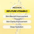 MEDIHEAL Vitamin C Essential Face Mask - Brightening & Hydrating Facial Mask for Blemish & Uneven Skin Tone, Clear Toning with Niacinamide, Vegan, Korean Skincare for Women (10 Sheets) 🍁 All In One Marketplace Canada