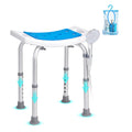 VEVOR Shower Chair, Adjustable Height Shower Stool, Shower Seat for Inside Shower or Tub, Non-Slip Bench Bathtub Stool Seat for Elderly Disabled Handicap, 350 LBS Capacity 🍁 All In One Marketplace Canada