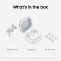 Samsung Galaxy Buds4 Pro, White (CAD Version & Warranty) - New Fit, Two Way Speaker, Adaptive ANC, AI Assistant 🍁 All In One Marketplace Canada