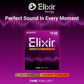 Elixir 80/20 Bronze Acoustic Guitar Strings with Nanoweb Coating - Medium 13-56 🍁 All In One Marketplace Canada