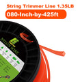 VIABRICO 0.080 Inch Trimmer Line, 0.080" Weed Wacker Eater String, Commercial Grade Square Nylon String Trimmer Line Replacement for String Trimmer Weed Trimmer .080"-425ft-1.35lb-Spool 🍁 All In One Marketplace Canada