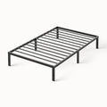 Sweetcrispy Twin Size Bed Frame, 12 Inch Under Bed Storage, Black 🍁 All In One Marketplace Canada