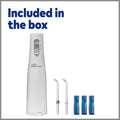 Waterpik Cordless Express Water Flosser, Battery Operated & Portable for Travel & Home, CDA Validated, Waterproof for Shower Use, White WF-02, Packaging May Vary 🍁 All In One Marketplace Canada
